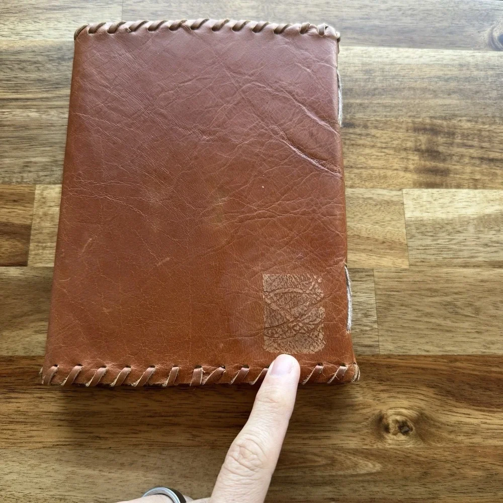 Vintage Leather‎ Journal Diary Notebook Handmade 8X6 Safety Lock Crafted READ